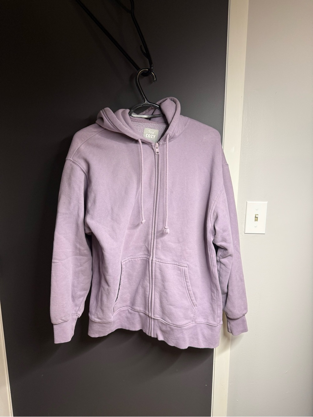 TNA Cozy Lavender Full-Zip Hoodie